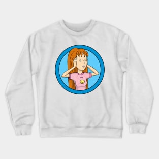 Cute Girl And Women Crewneck Sweatshirt